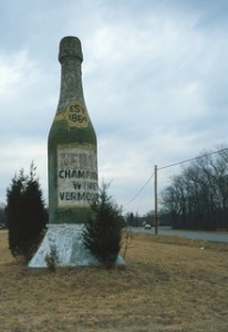 "Renault Winery Champagne Bottle color crop" by Jack Boucher. Public Domain via Commons.